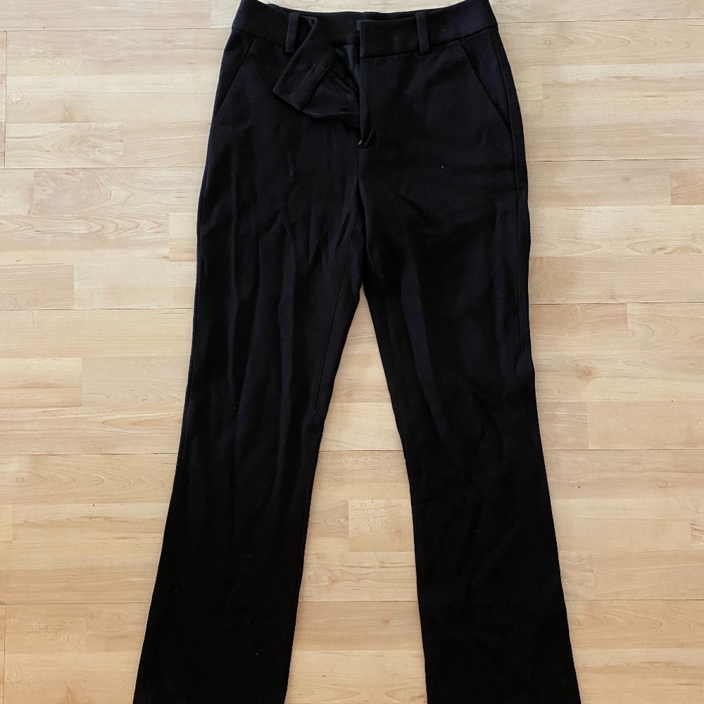 Madewell Black twill dress pants